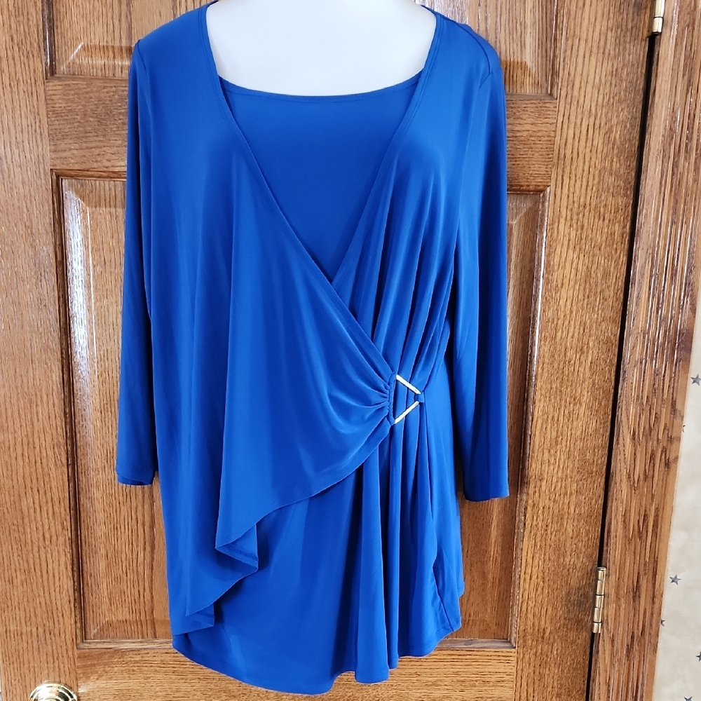 Avenue Vibrant Blue Top